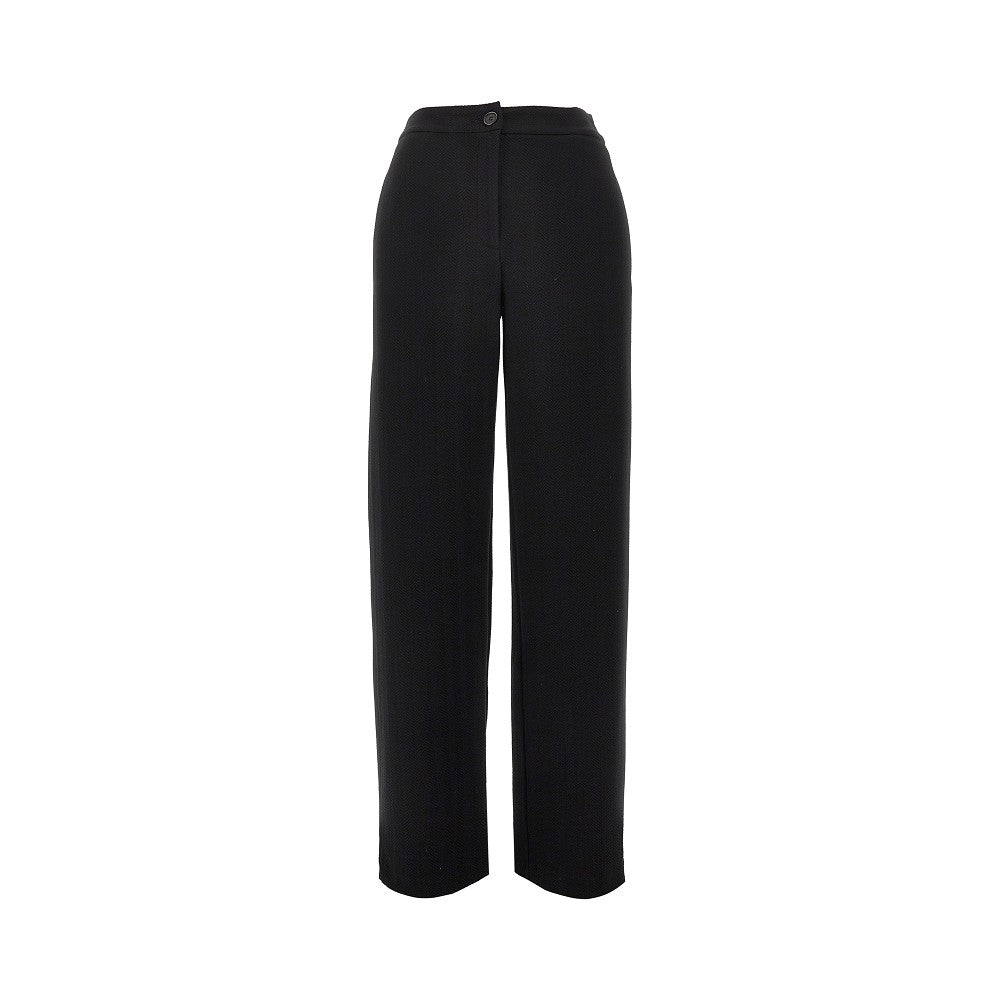 Emporio Armani Pantalone in jersey con trama chevron