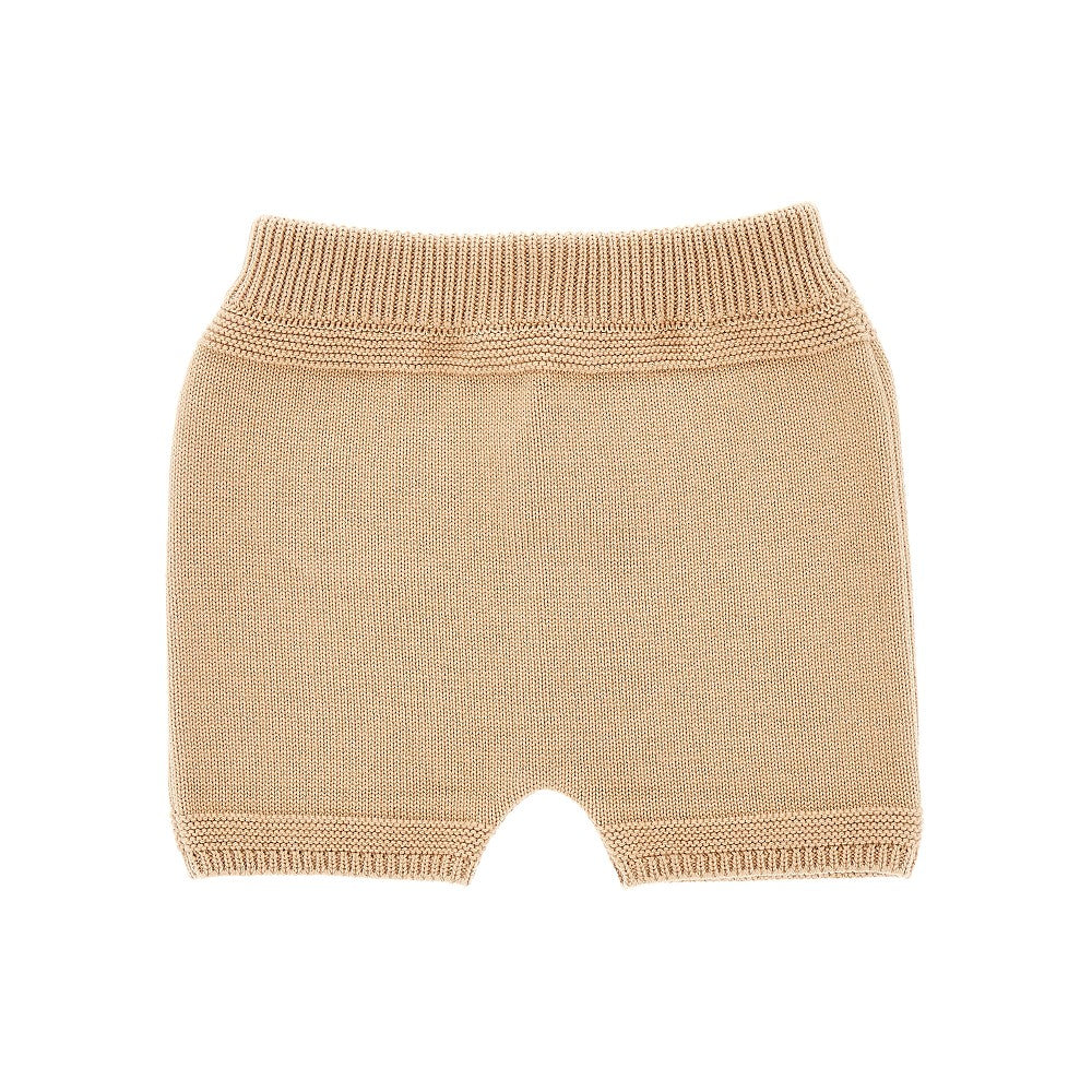 Fendi Pantaloncini in maglia con tasca orsetto