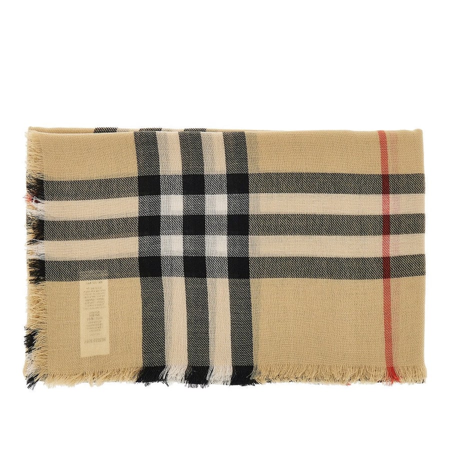 Burberry Sciarpa in lana Check