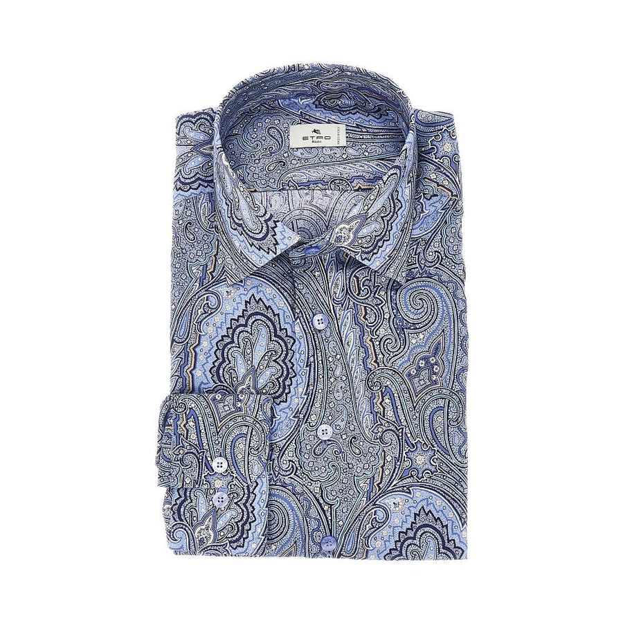 Etro Camicia in cotone Paisley