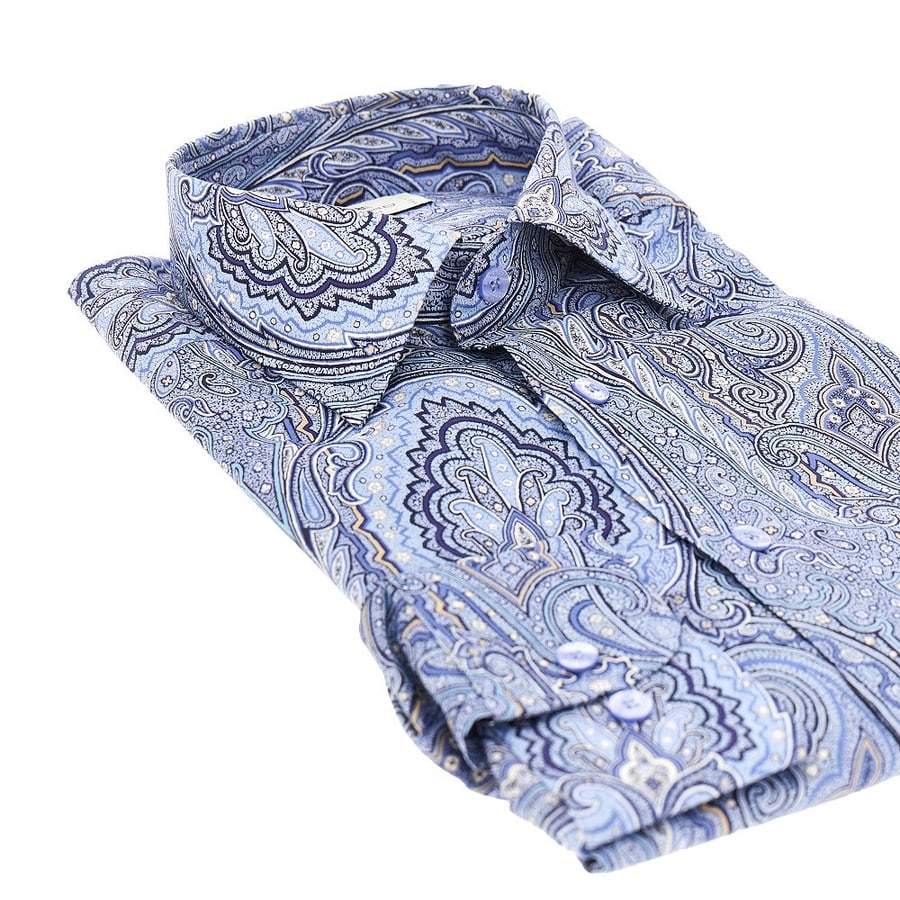 Etro Camicia in cotone Paisley, view 2