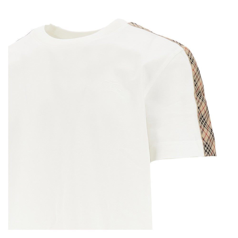 Burberry T-shirt con finiture Check, view 2