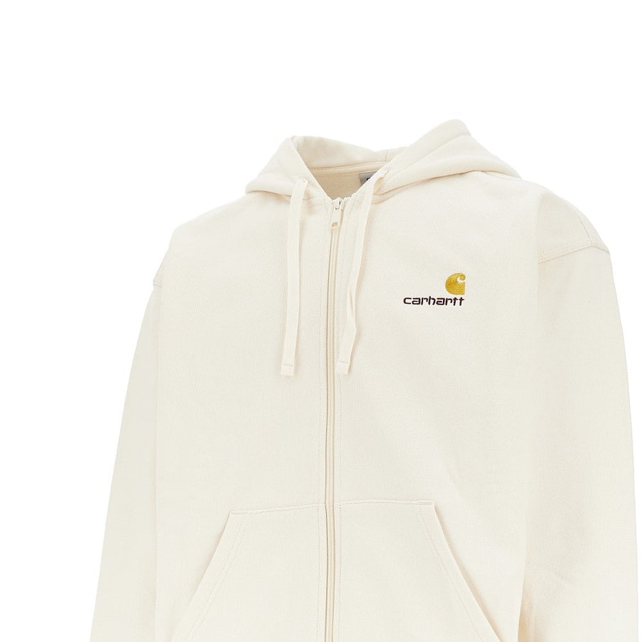 Carhartt WIP Felpa full-zip 'American Script', view 2