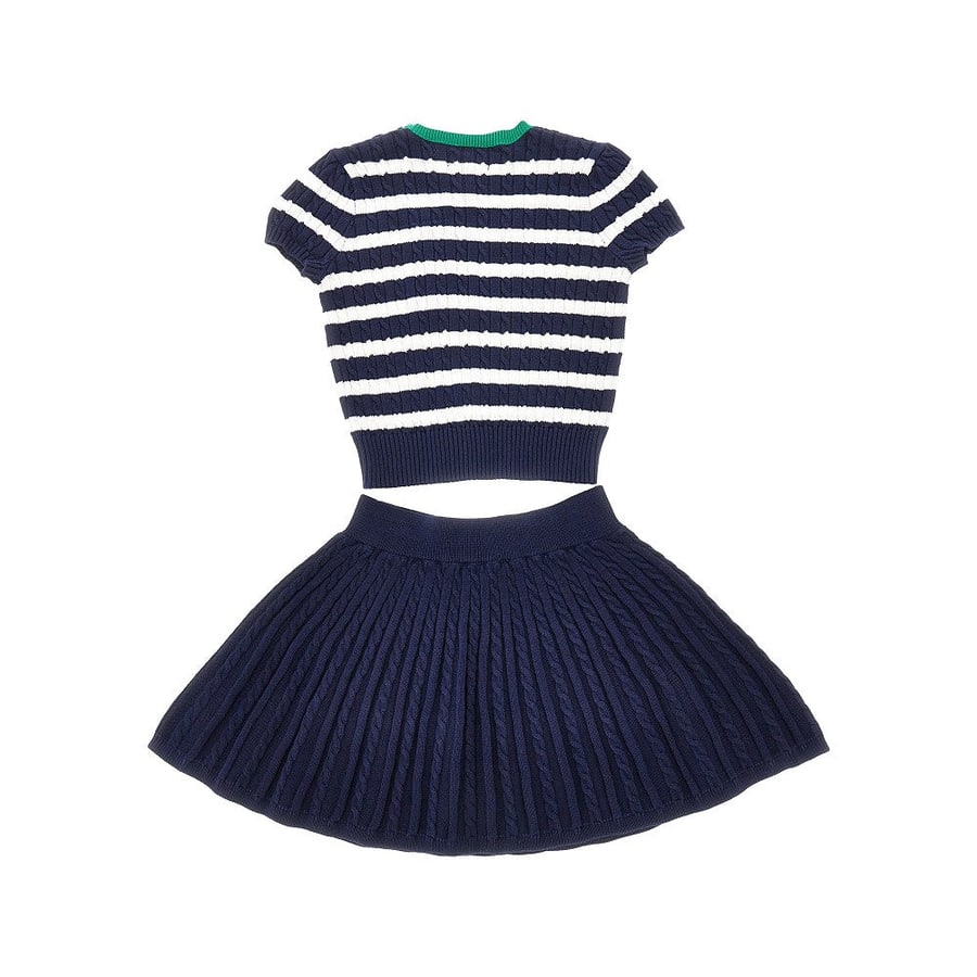 Ralph Lauren Completino in maglia a trecce, view 2
