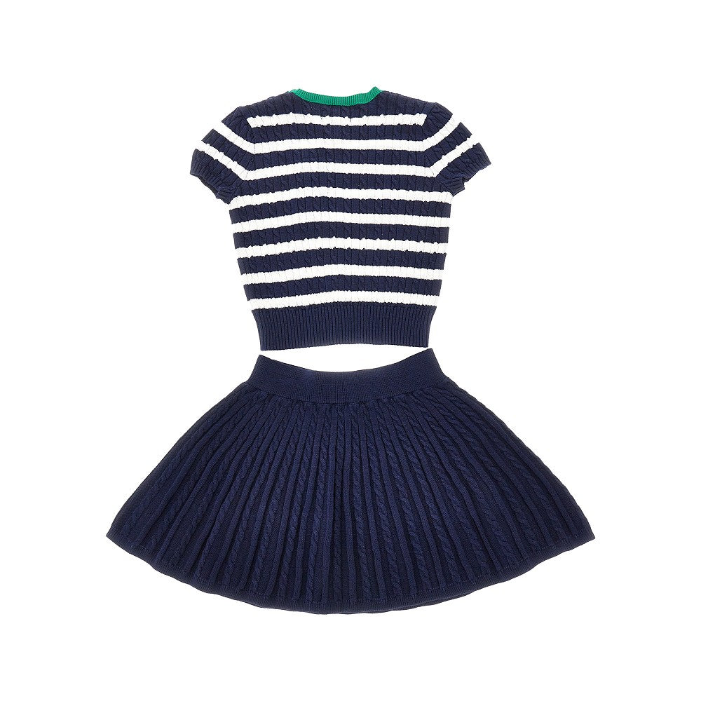 Ralph Lauren Completino in maglia a trecce, view 2