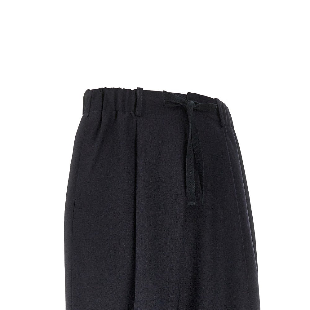 STUDIO NICHOLSON Pantalone 'Noam' in lana, view 2