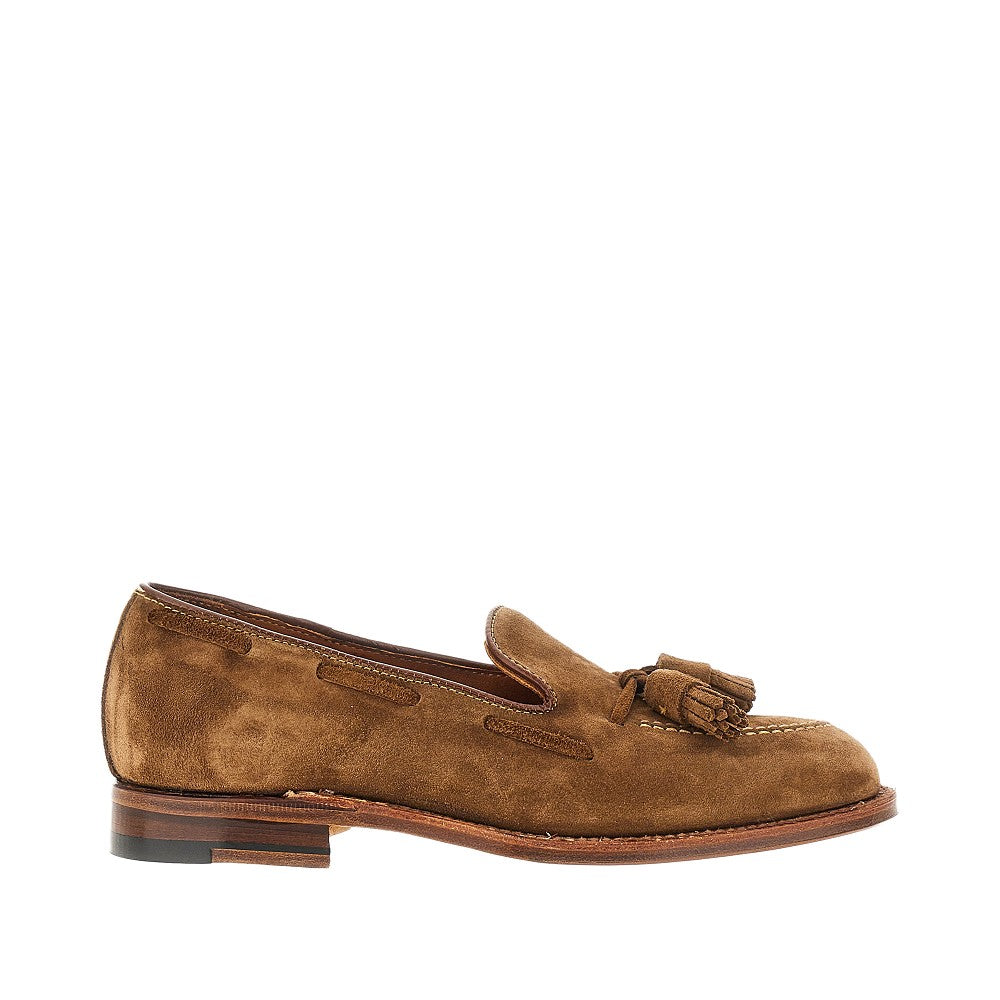 ALDEN Mocassini in pelle scamosciata con nappine