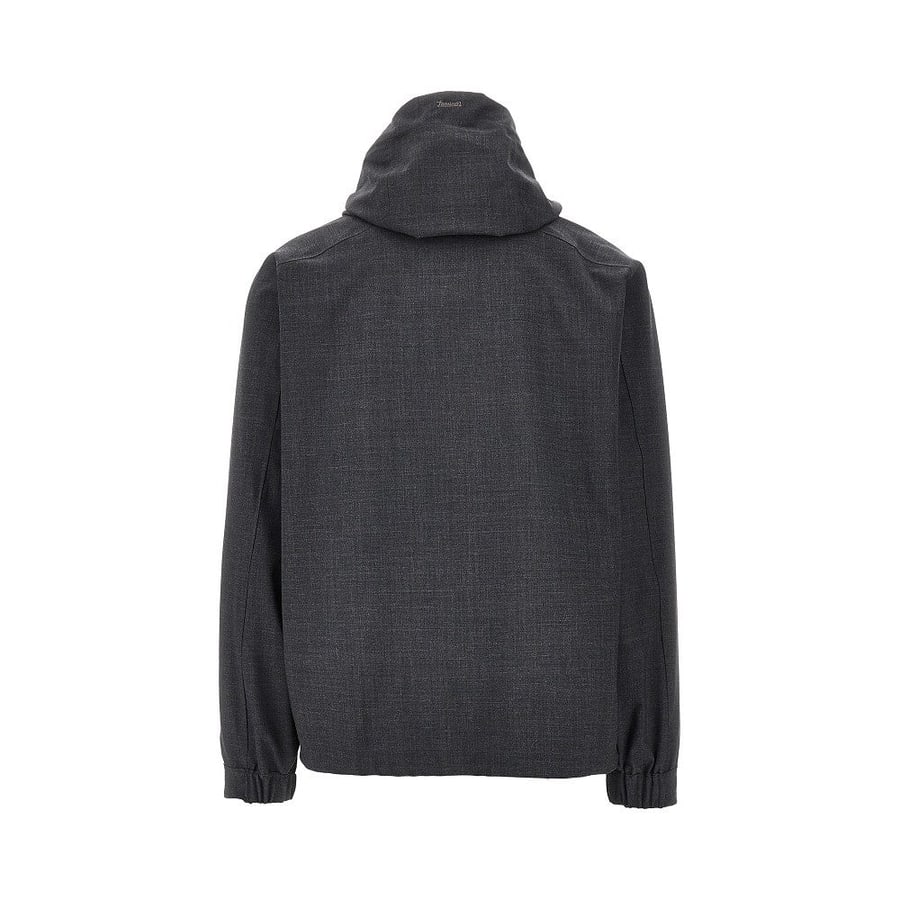 Herno Blouson Laminar in Wool Touch, view 3