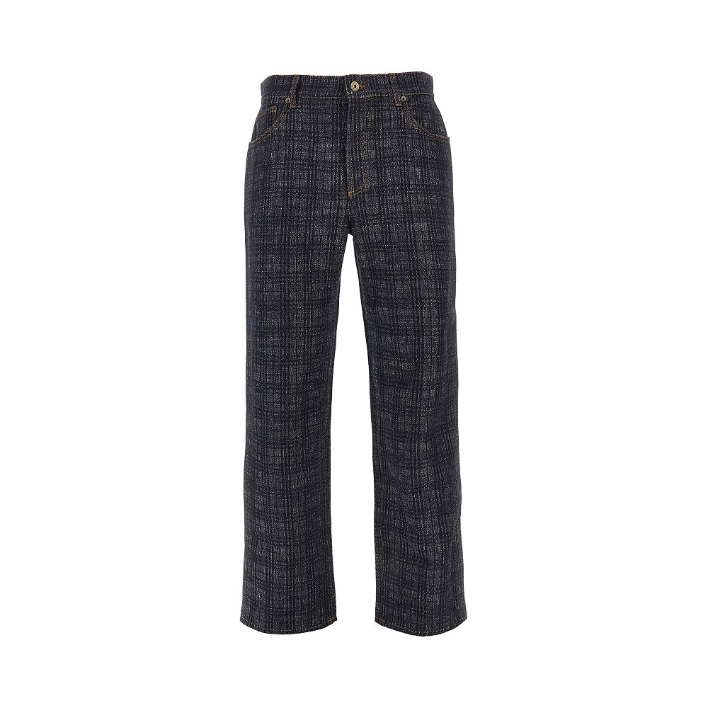 Burberry Jeans Loose Fit in denim Check