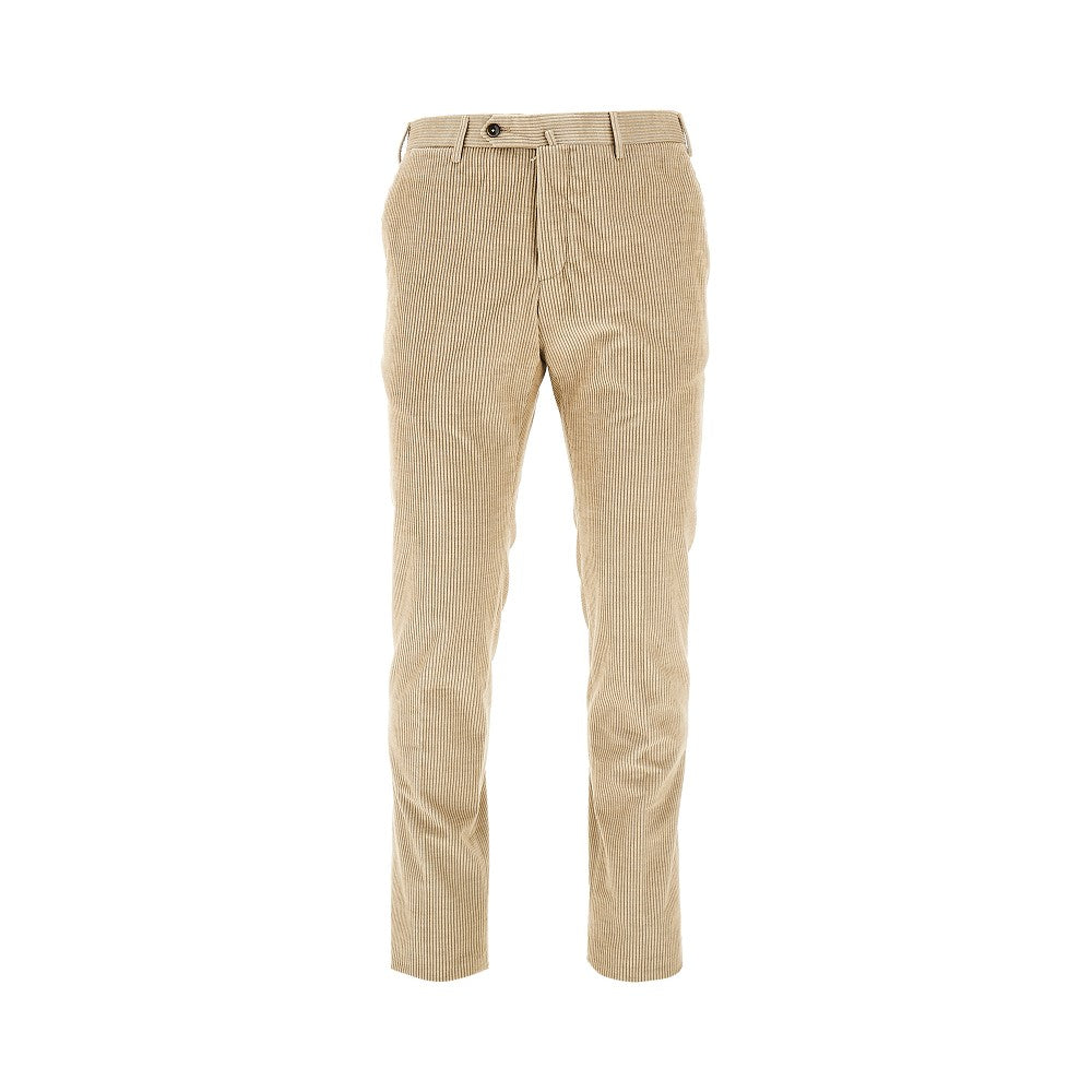PT Torino Pantalone Slim Fit in velluto a costine