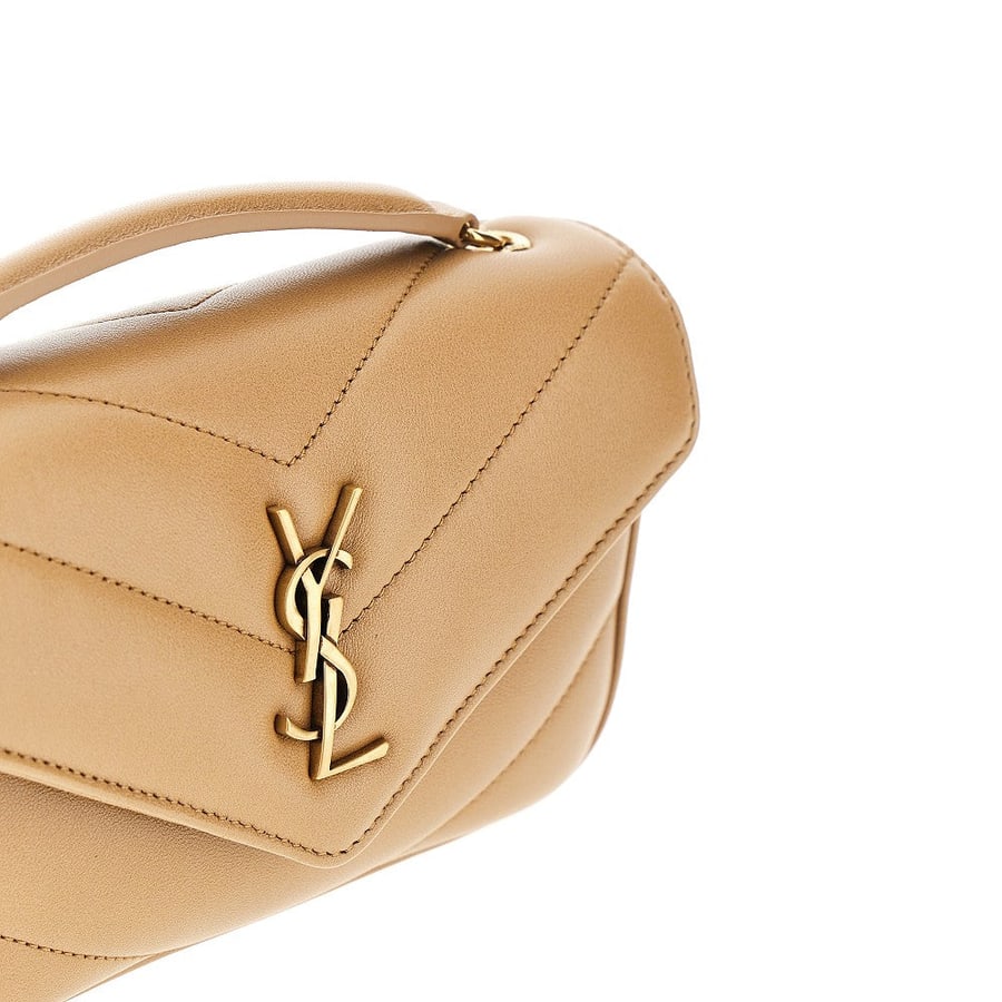 Saint Laurent Borsa 'Loulou' mini in nappa trapuntata, view 4