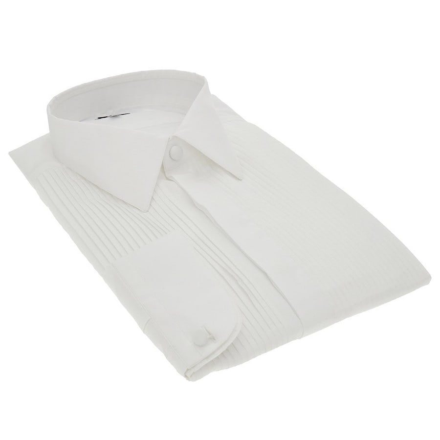 CARUSO Camicia da smoking in cotone, view 2