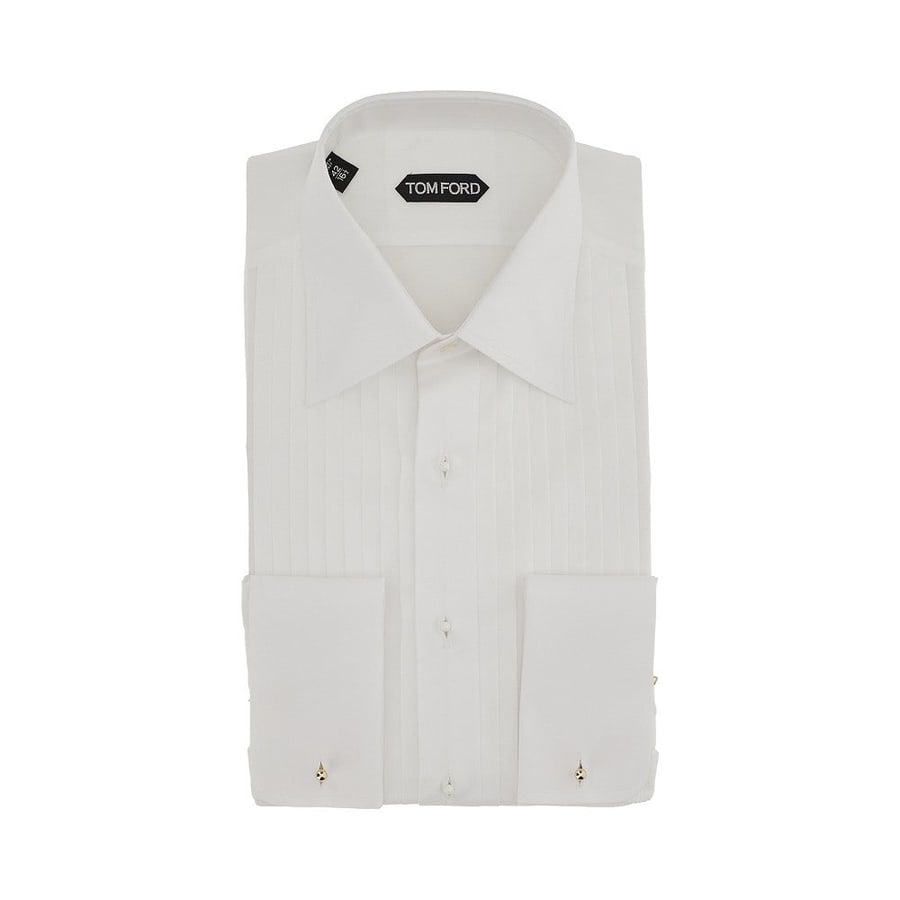 Tom Ford Camicia da smoking in cotone