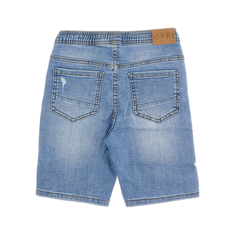 MAYORAL Bermuda in denim Better Cotton, view 2