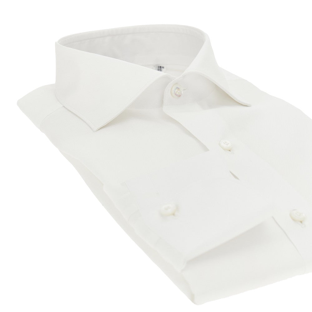 FINAMORE Camicia in popeline di cotone 170 a due, view 2