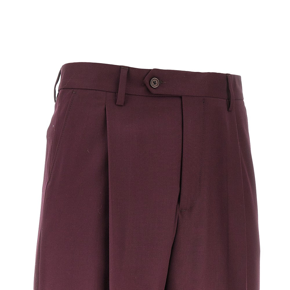 MARSEM Pantalone in twill con pinces, view 2