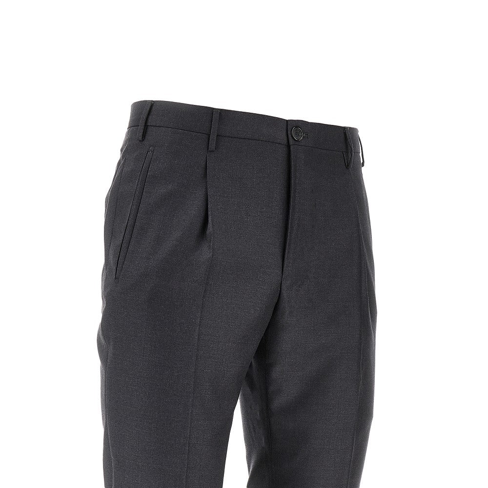INCOTEX Pantalone 'Pattern 54' in lana Super 120's, view 2