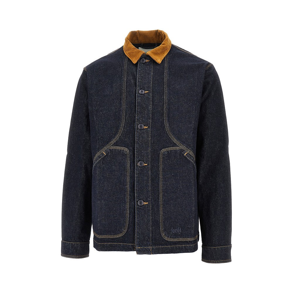 FORET Overshirt in denim 'Berry'