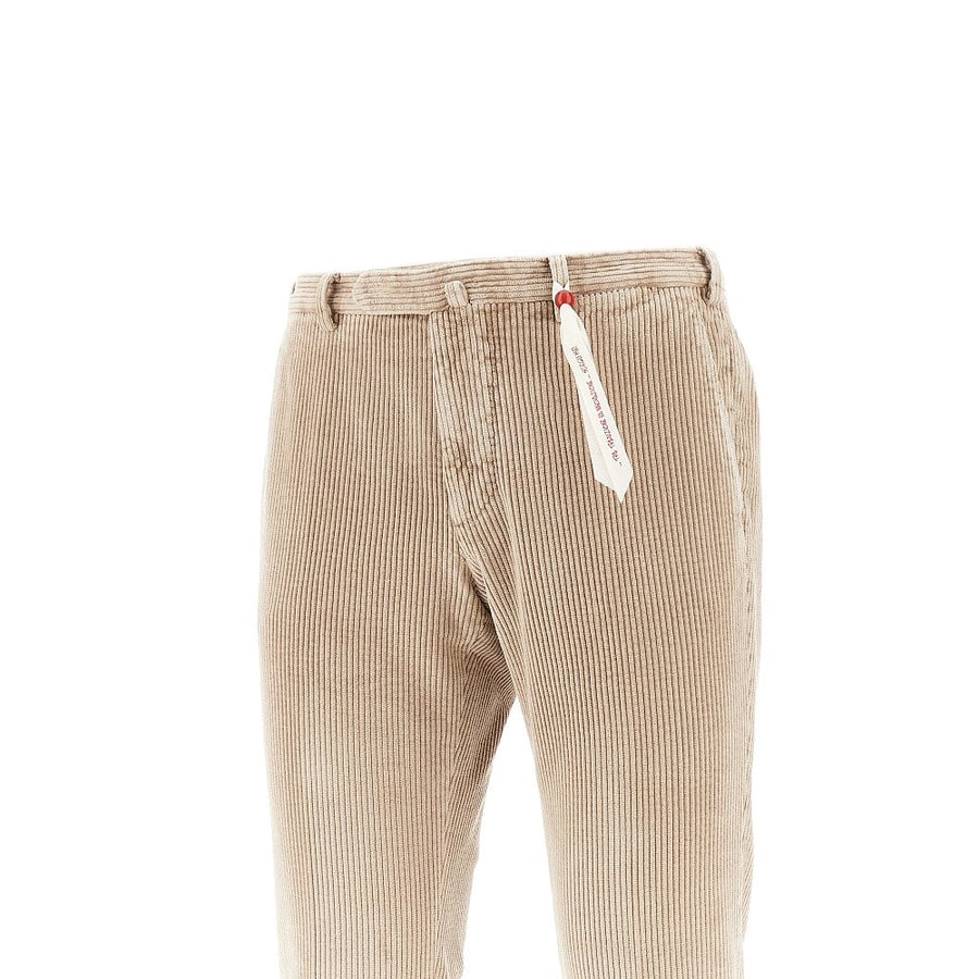 SANTANIELLO Pantalone 'Evoluto' in velluto a coste, view 2