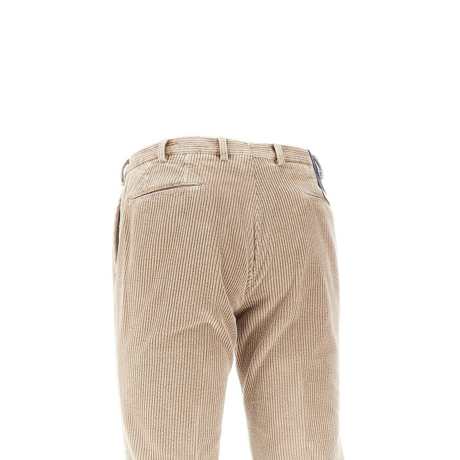 SANTANIELLO Pantalone 'Evoluto' in velluto a coste, view 4