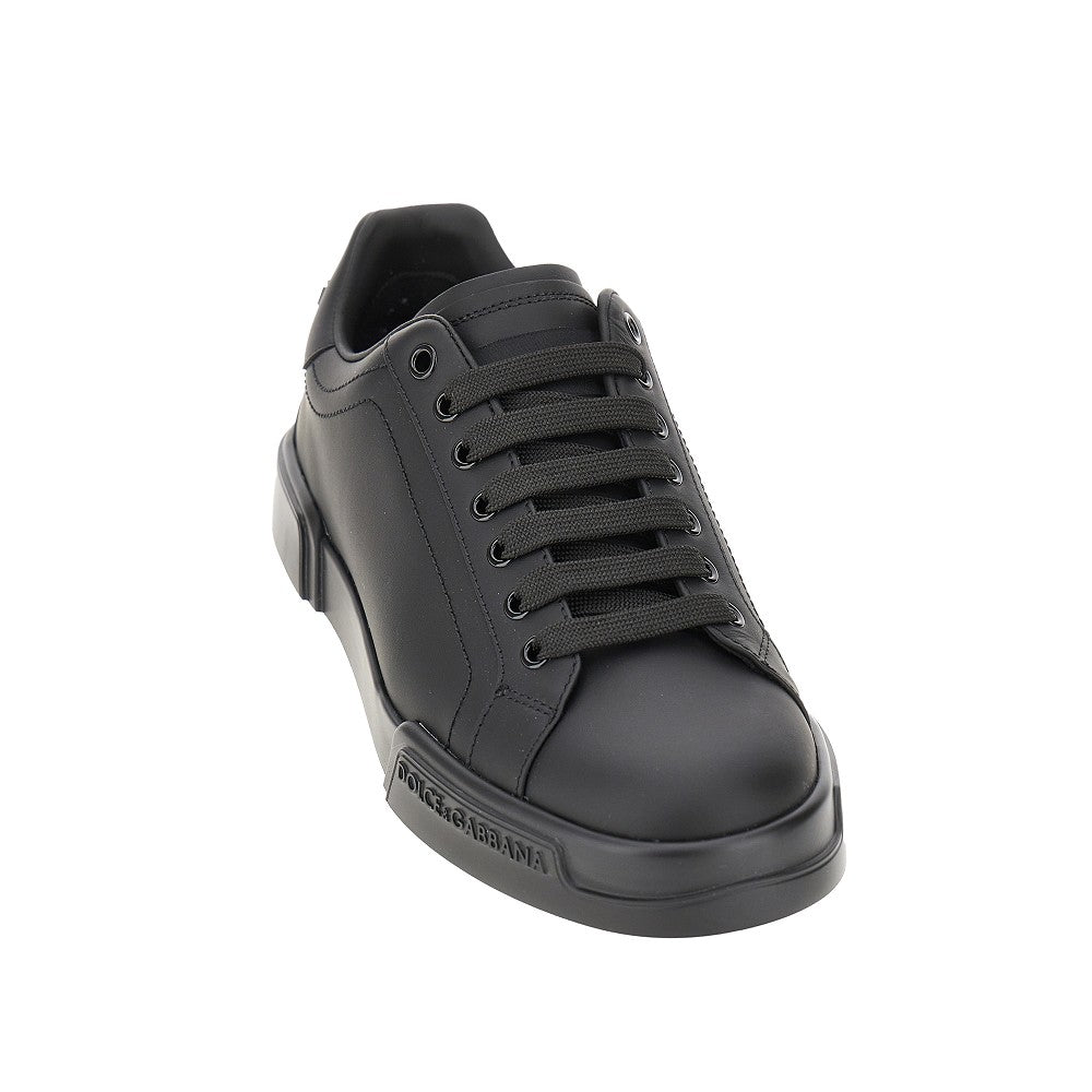 Dolce & Gabbana Sneakers 'Portofino' in pelle nappata, view 2