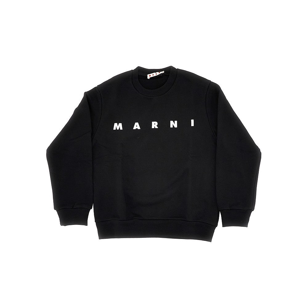 Marni Felpa girocollo con stampa logo