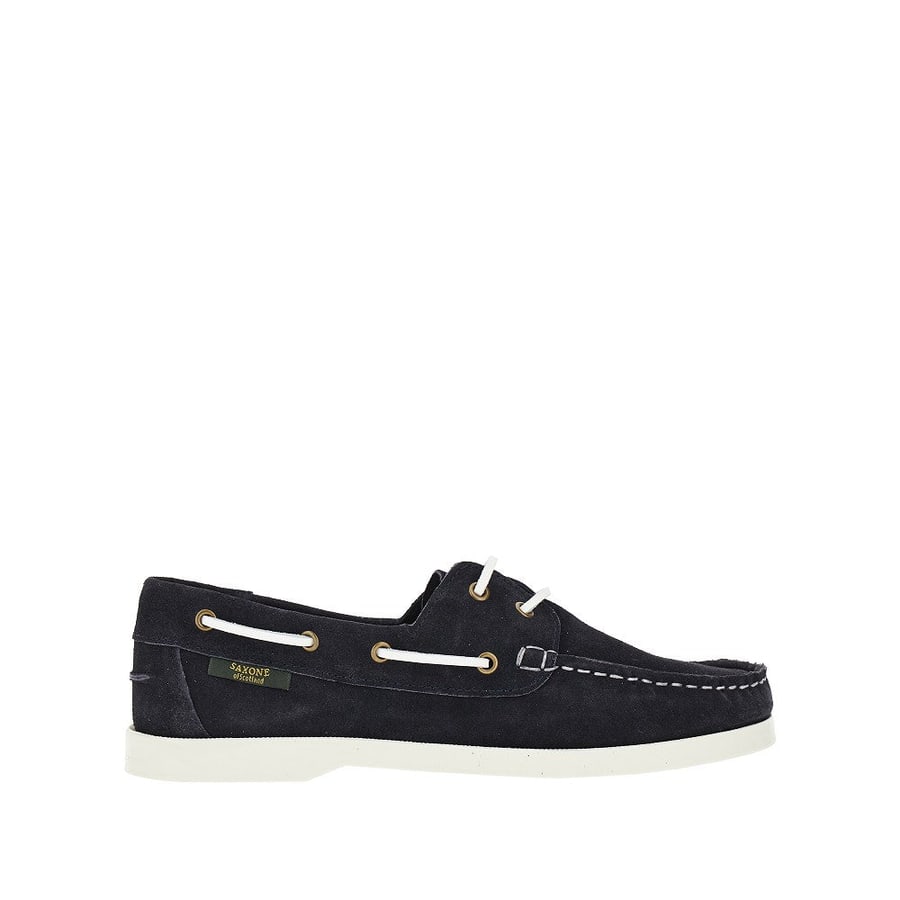 SAXONE Mocassini da barca 'Islay' in suede