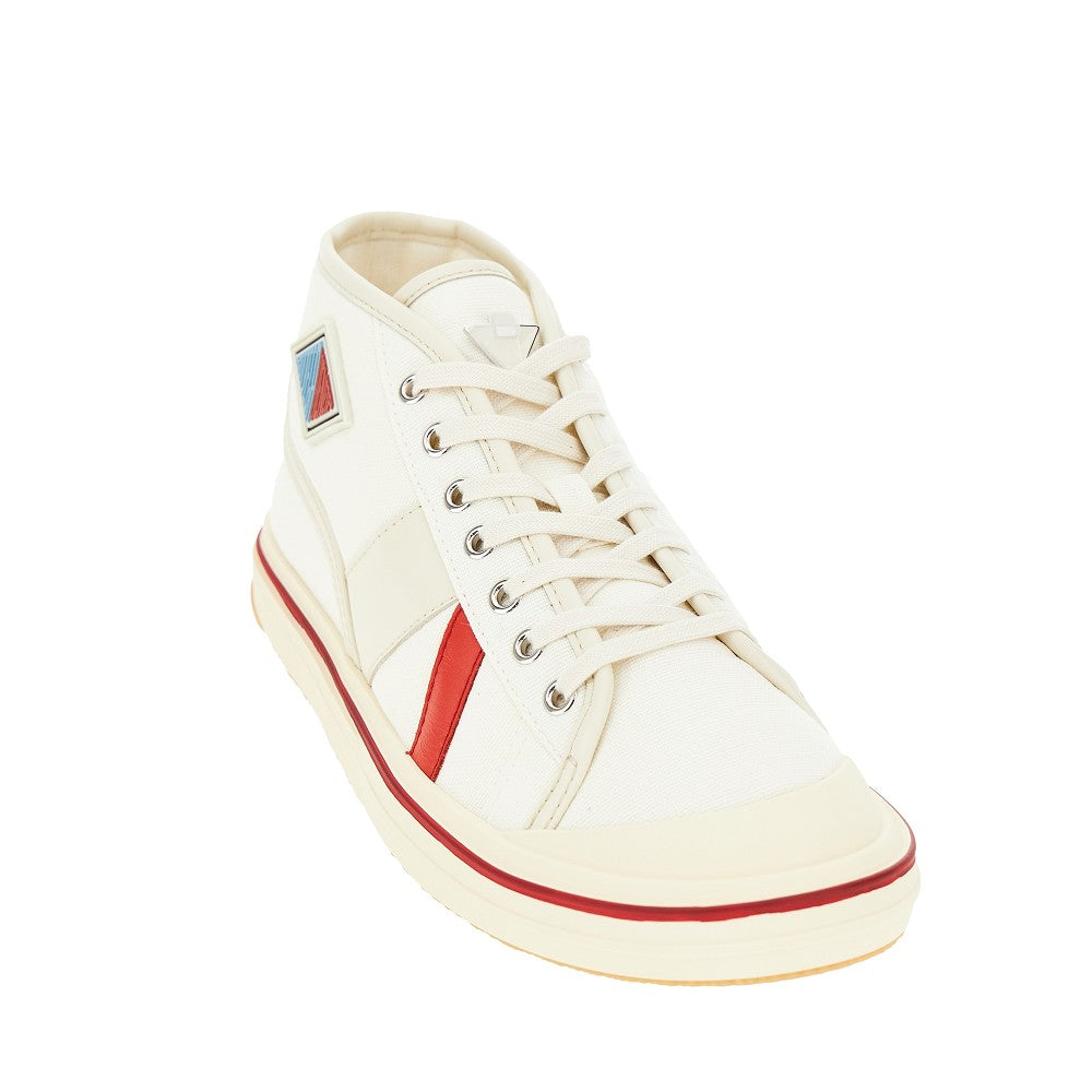Bottega Veneta Sneakers 'Eliot' in tela con profili in pelle, view 2