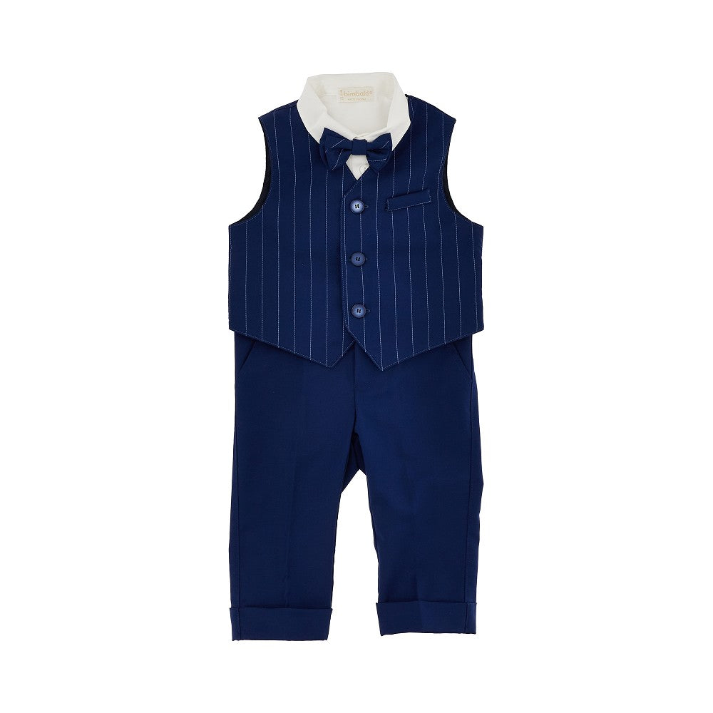 BIMBALO' Completo tre pezzi con papillon