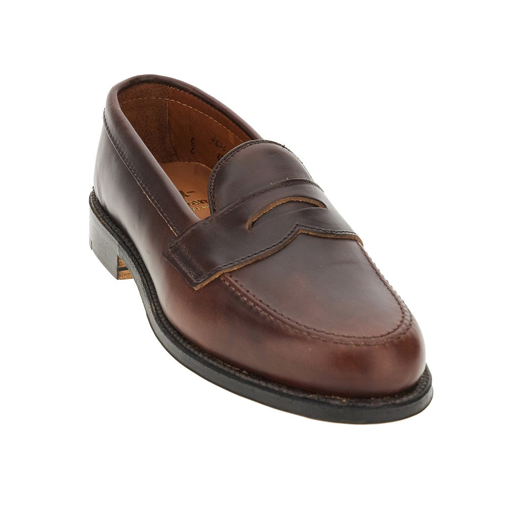 ALDEN Penny Loafers in pelle Chromexcel, view 2