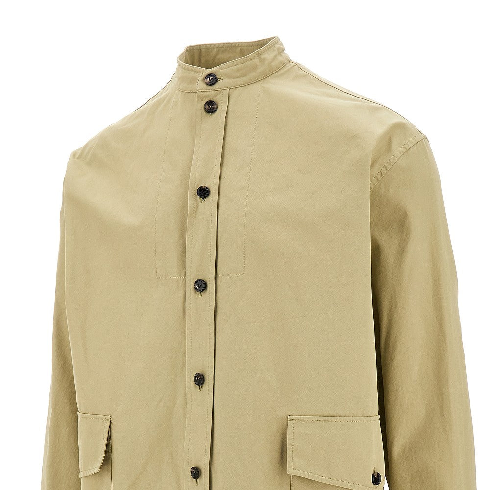 Bottega Veneta Overshirt in twill di cotone, view 2