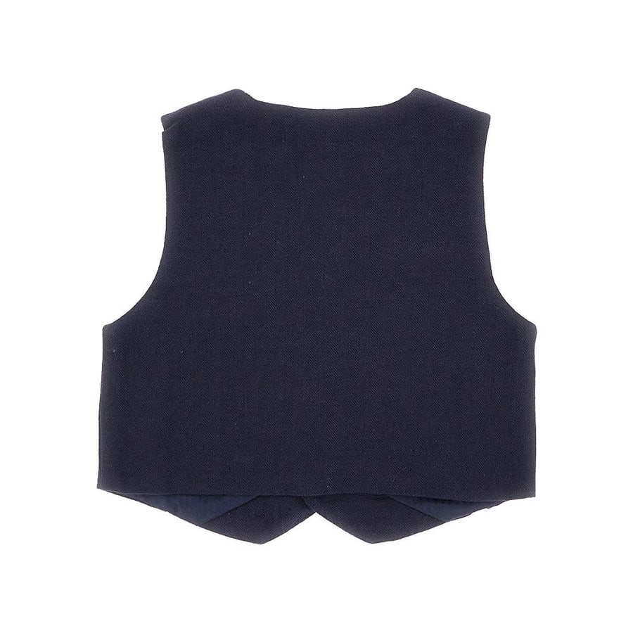 MAYORAL Gilet in misto lino e cotone, view 2
