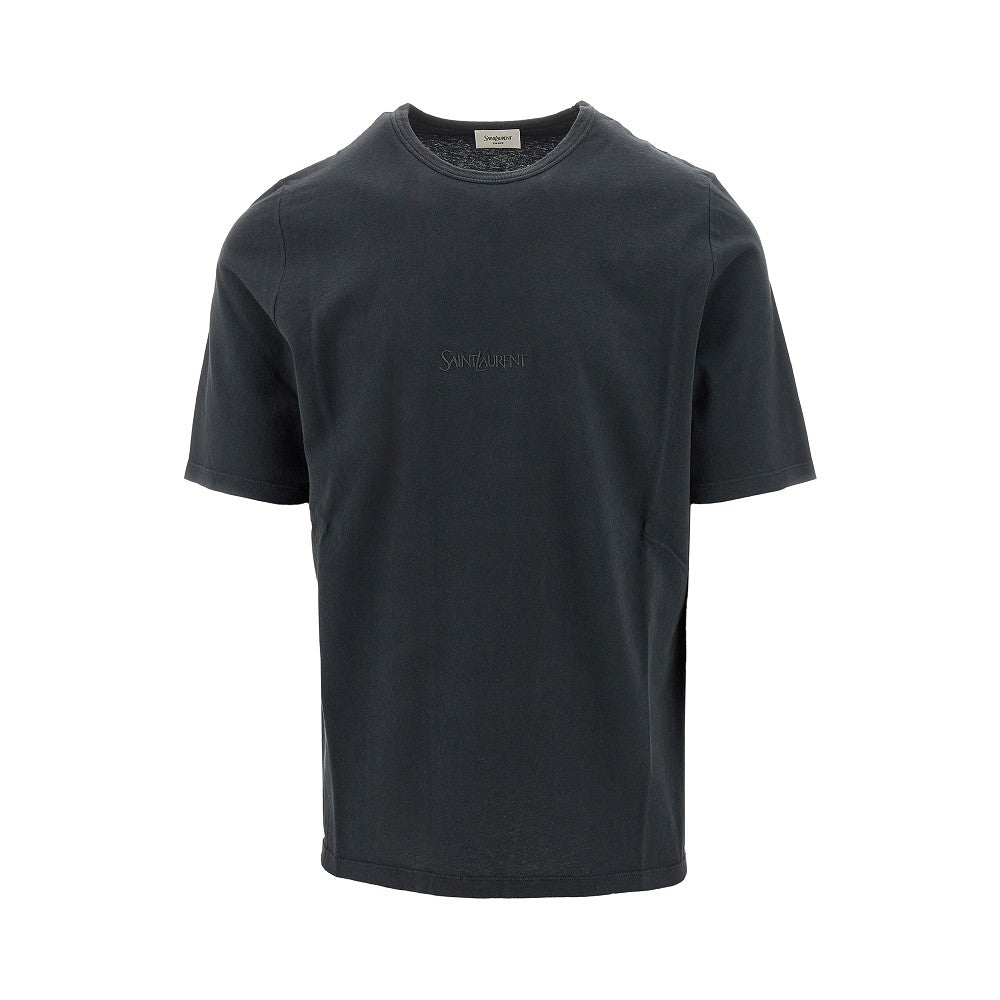 Saint Laurent T-shirt con ricamo 'Saint Laurent'