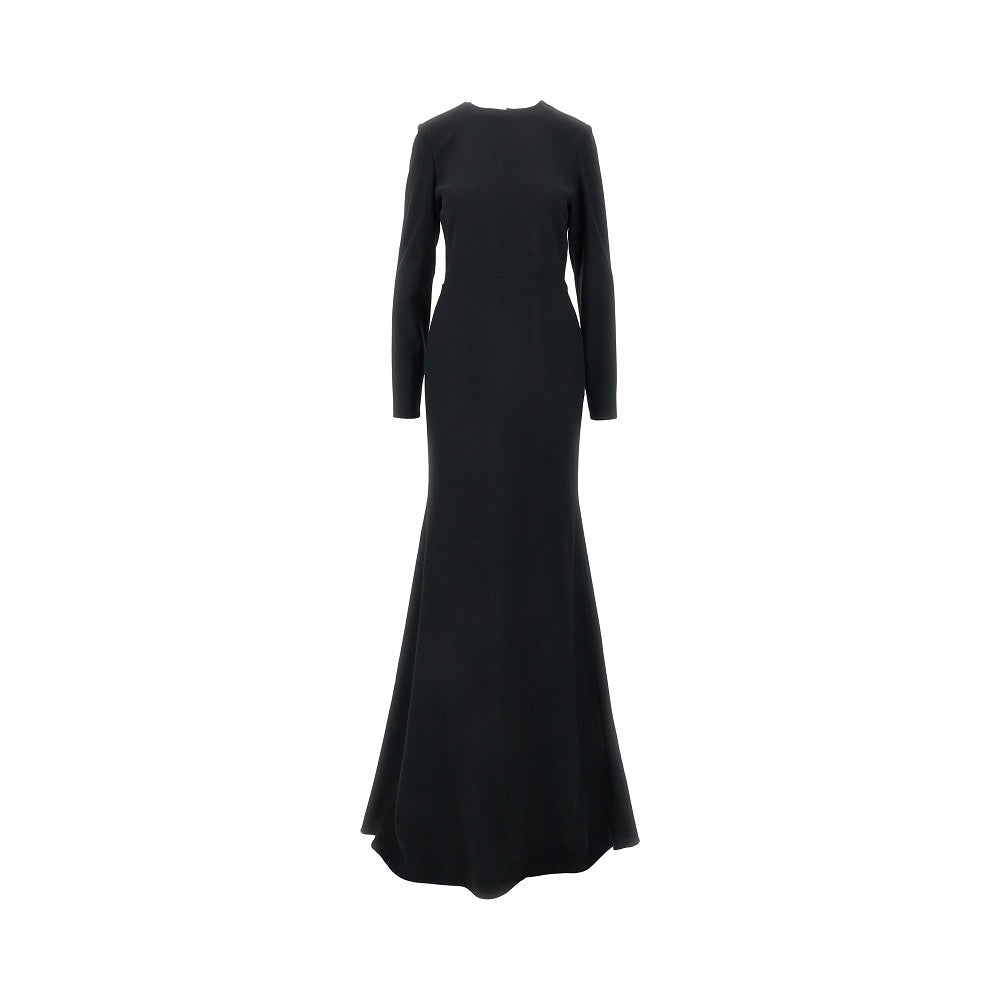 Gucci Maxi abito open-back in crepe