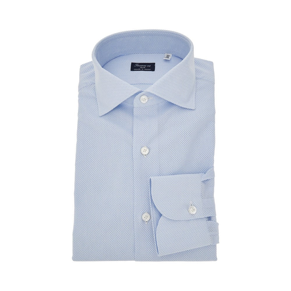 FINAMORE Camicia 'Milano' in cotone jacquard