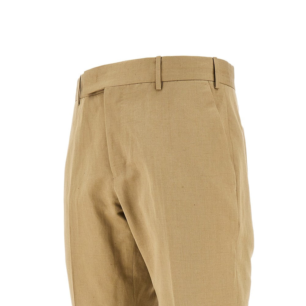 PT Torino Pantalone 'Edge' in cotone e lino, view 2