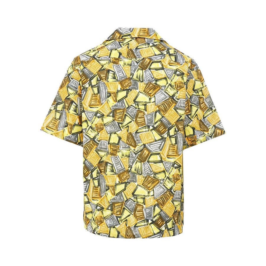 Prada Camicia in batista stampato, view 3