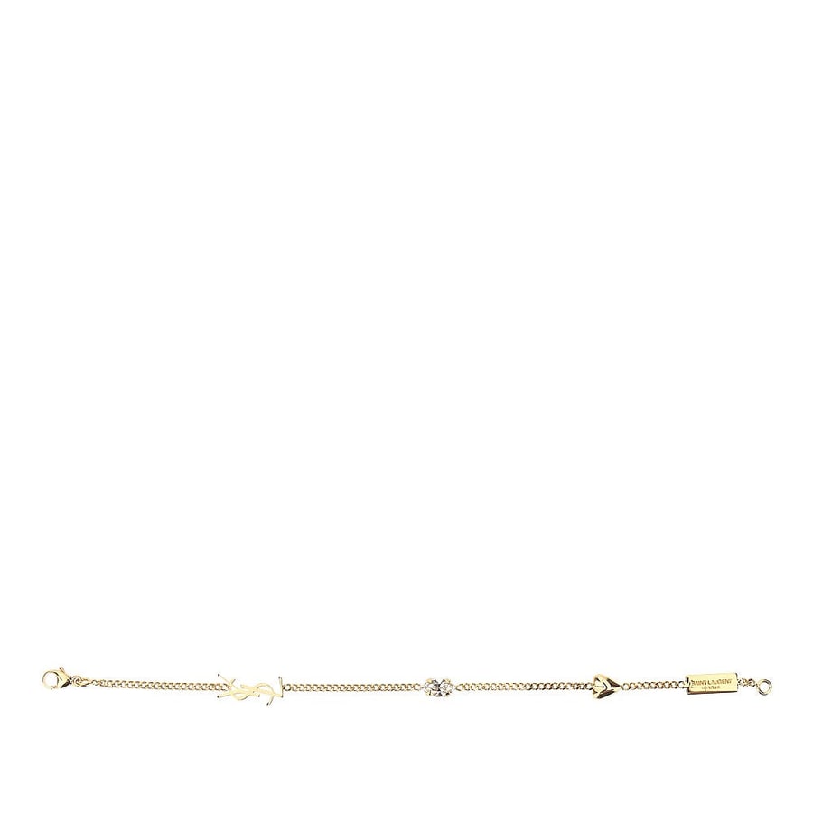Saint Laurent Bracciale 'Cassandre' con charms