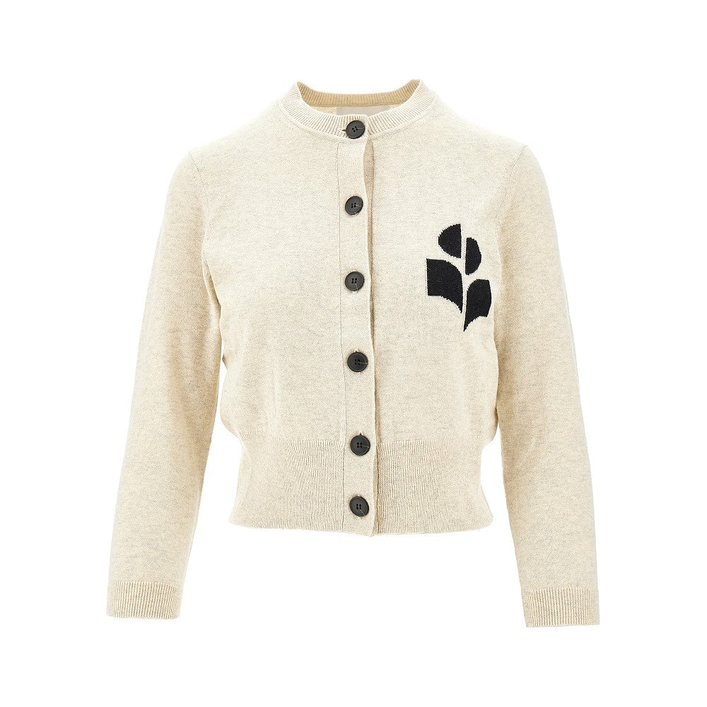 ISABEL MARANT ETOILE Cardigan 'Newton' in cotone e lana