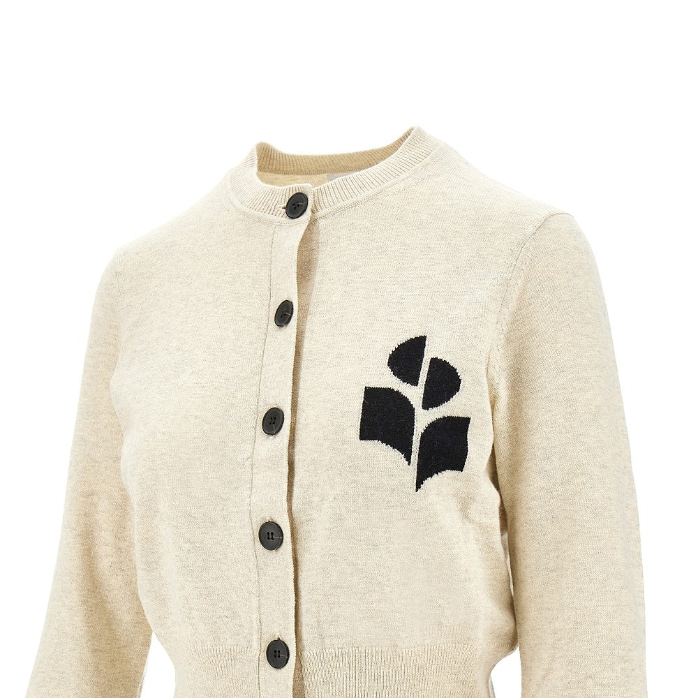 ISABEL MARANT ETOILE Cardigan 'Newton' in cotone e lana, view 2