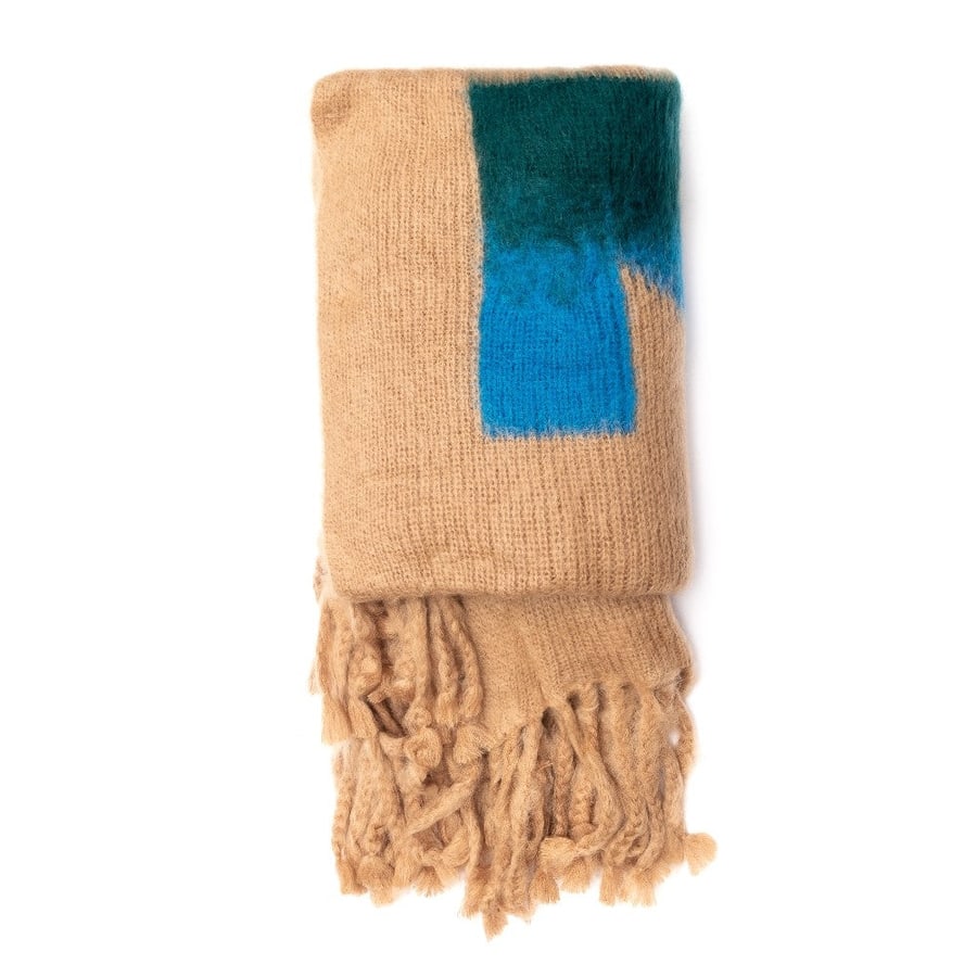 Off-White Coperta con stampa Arrows, view 2