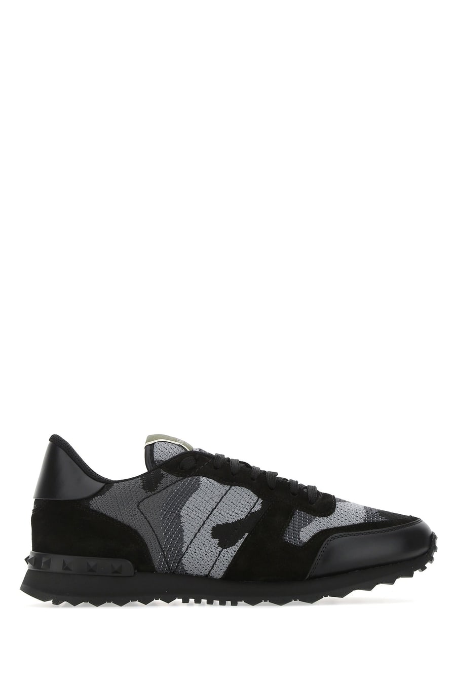 Valentino Garavani Sneakers Rockrunner Camouflage in tessuto ricamato