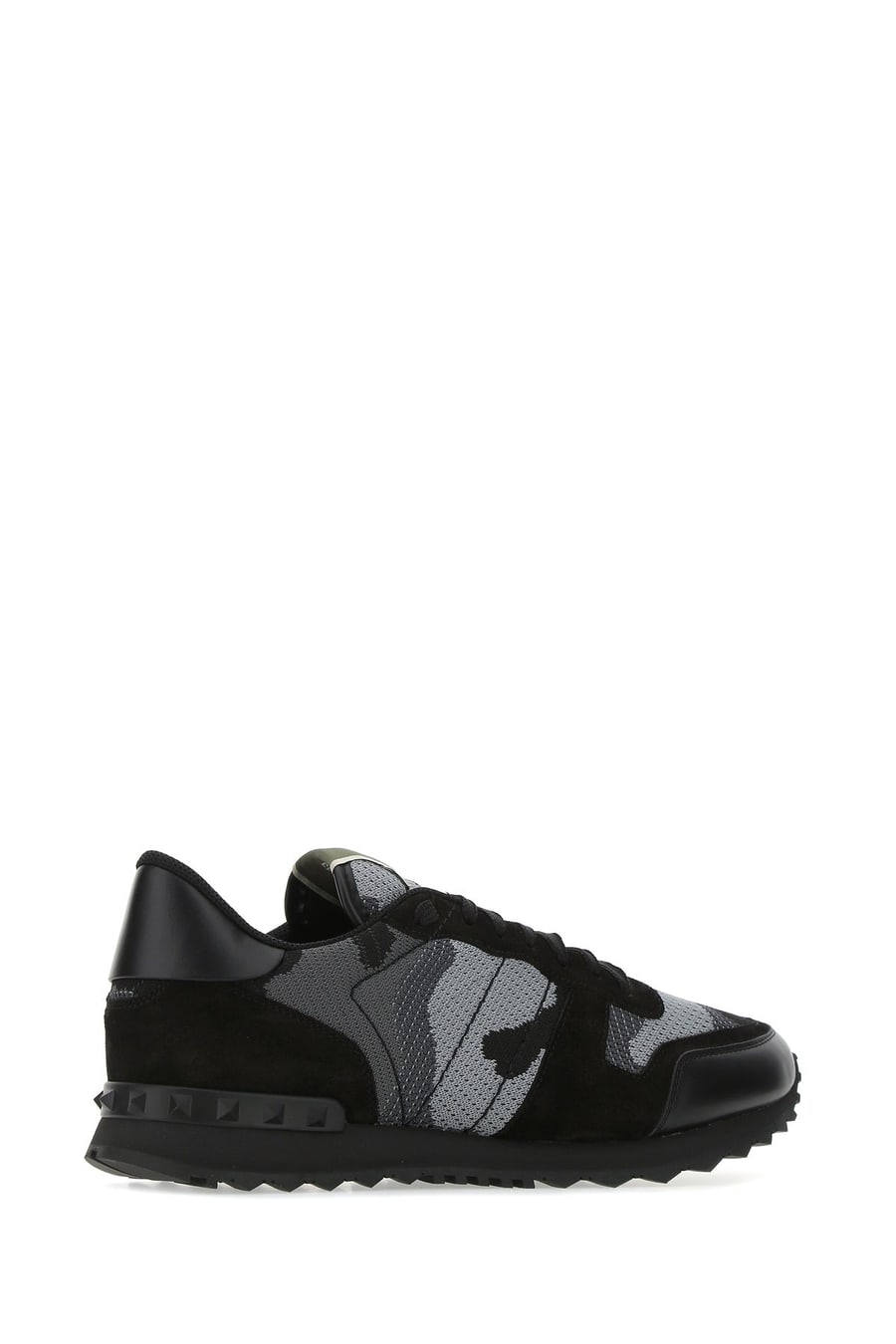 Valentino Garavani Sneakers Rockrunner Camouflage in tessuto ricamato, view 3