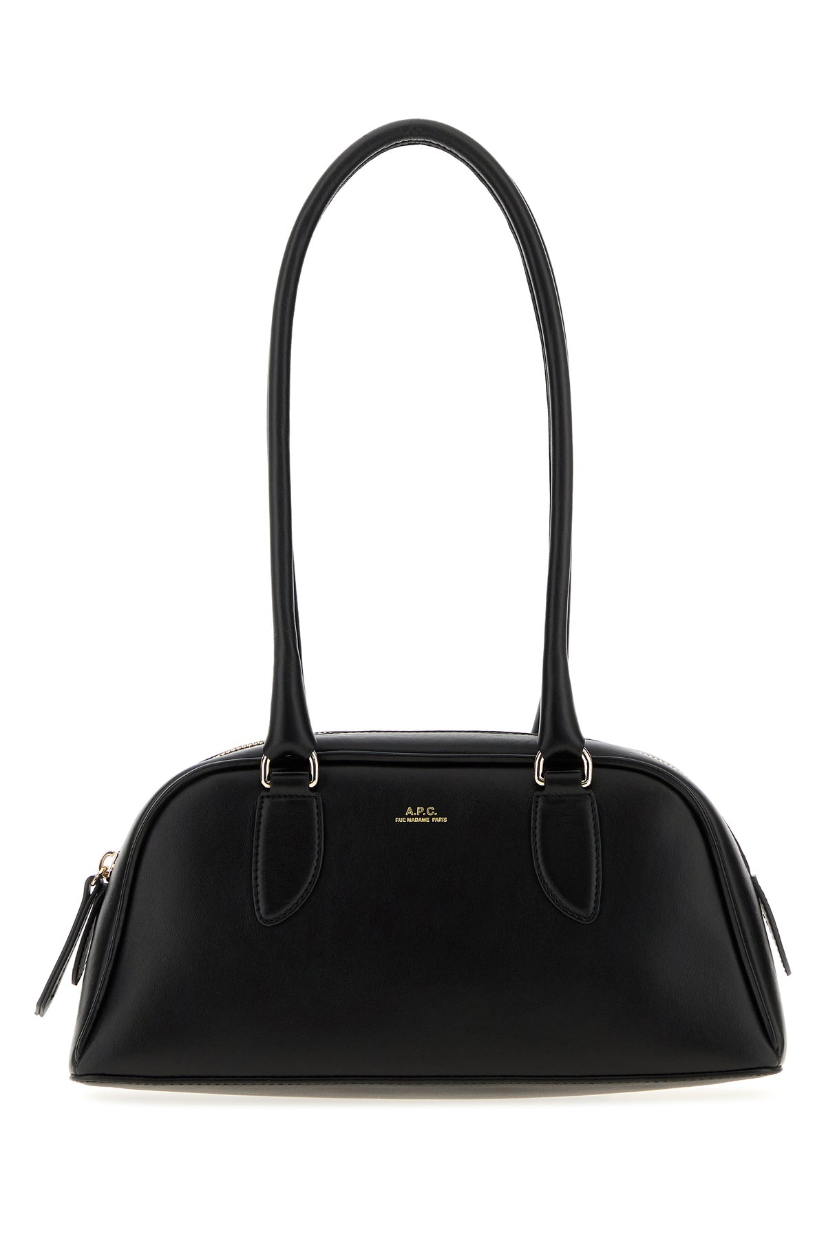 A.P.C. Borsa a spalla Paloma piccola in pelle nera