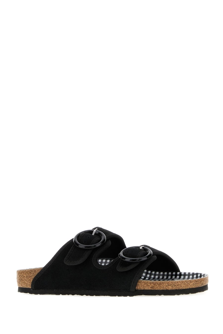 BIRKENSTOCK X REPETTO Slippers Repetto Arizona in pelle scamosciata nera, view 2