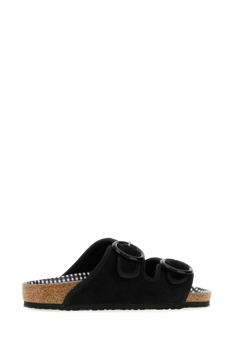 BIRKENSTOCK X REPETTO Slippers Repetto Arizona in pelle scamosciata nera, view 3