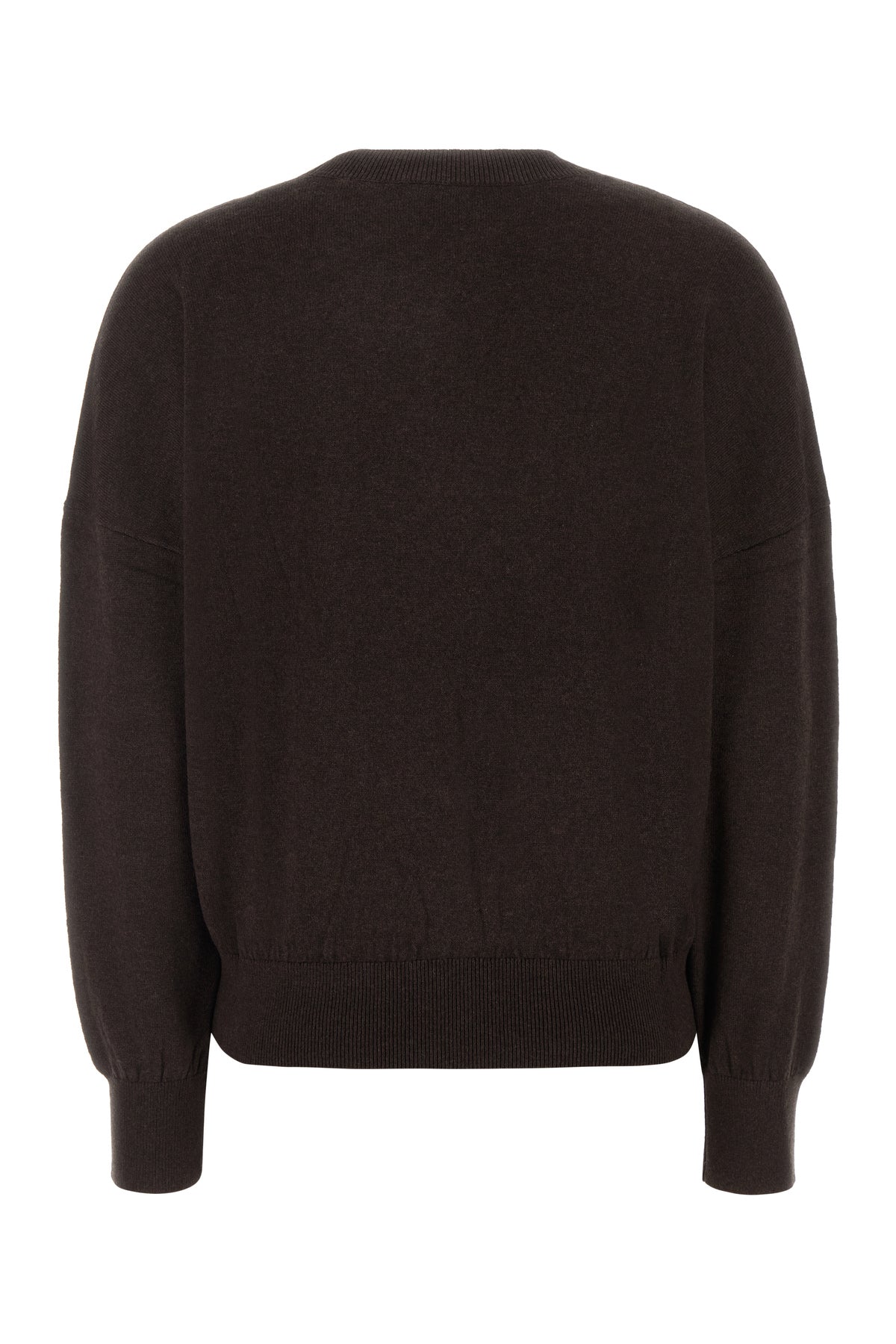 ISABEL MARANT ETOILE Maglione Marisans oversize in misto cotone cioccolato, view 2