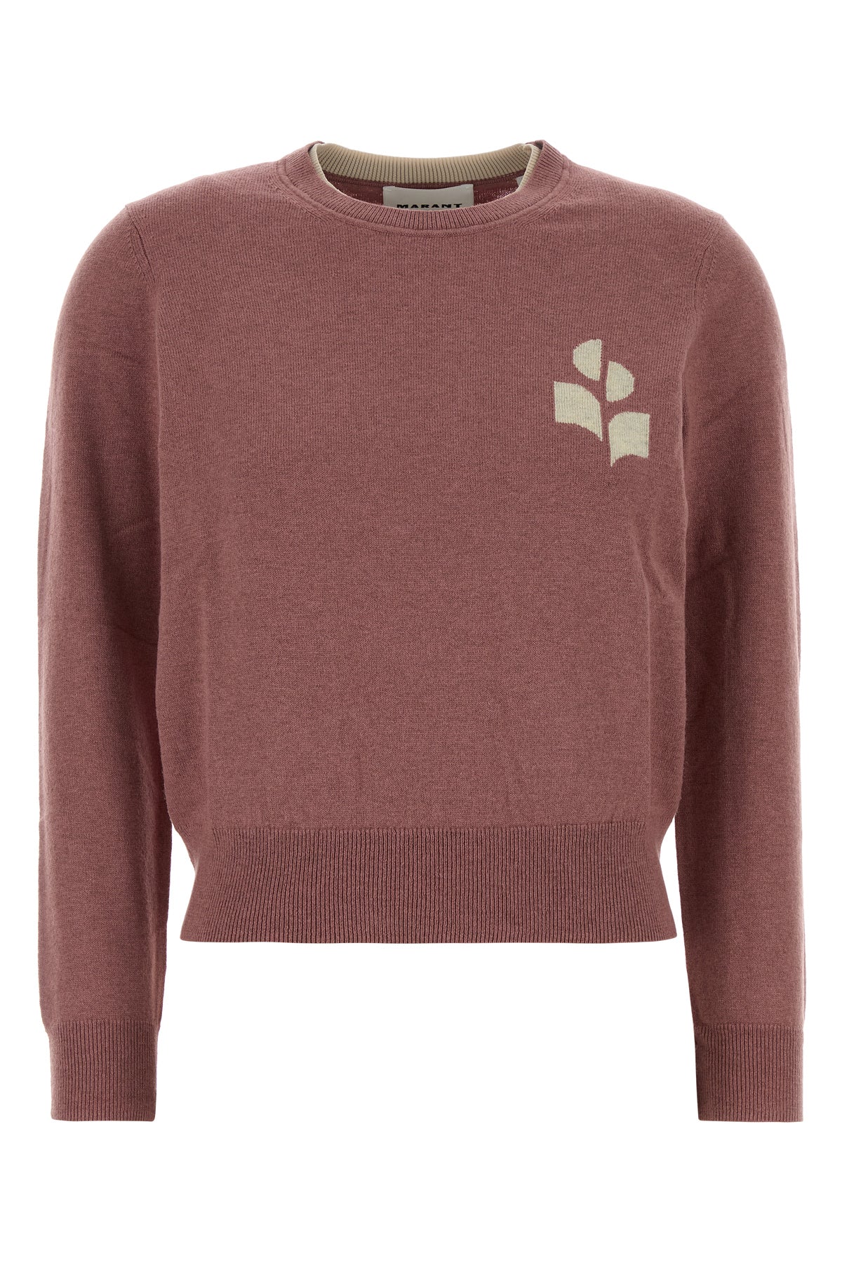 ISABEL MARANT ETOILE Maglione Lanta in misto cotone rosa antico