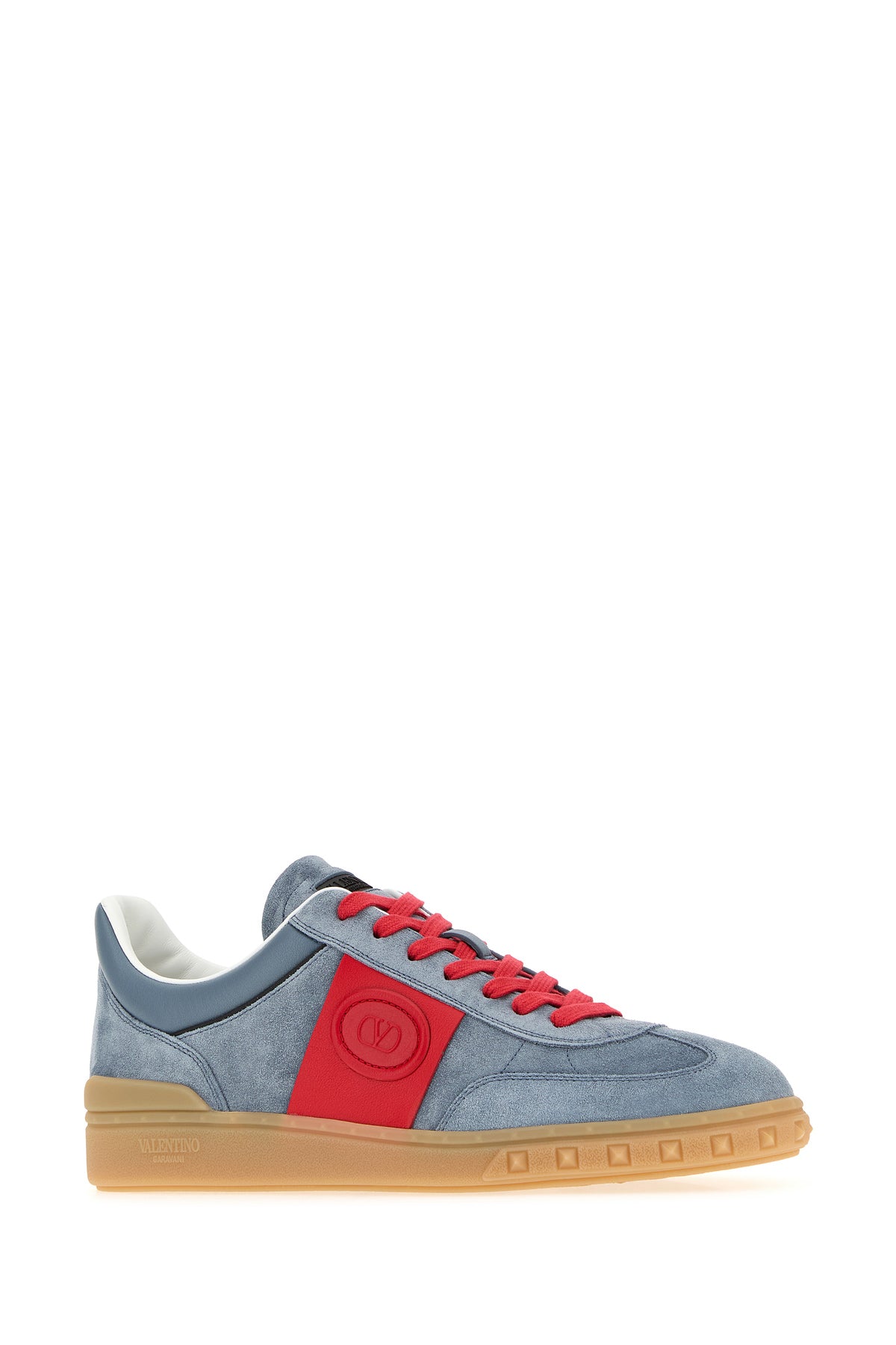 Valentino Garavani Sneakers Upvillage in pelle scamosciata avio, view 2