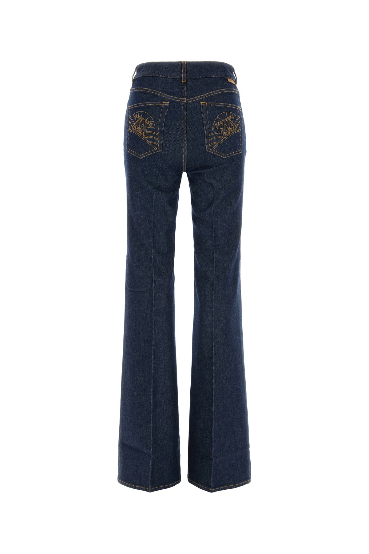 Zimmermann Jeans in denim stretch blu, view 2